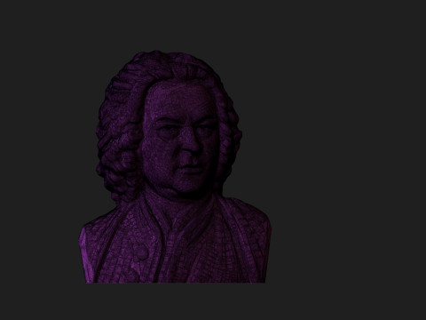 Johann Sebastian Bach 3D Print Model