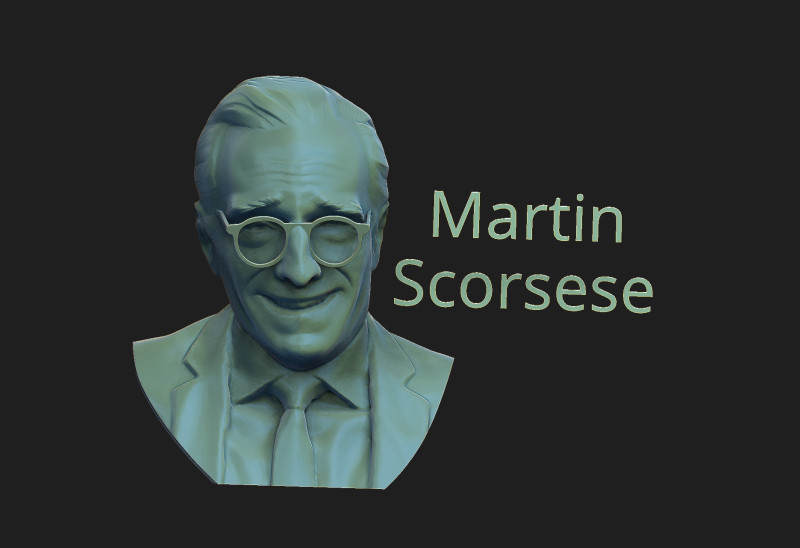 Martin Scorsese Modèles 3D en vedette .c4d .max .obj .3ds .fbx .stl .blend 