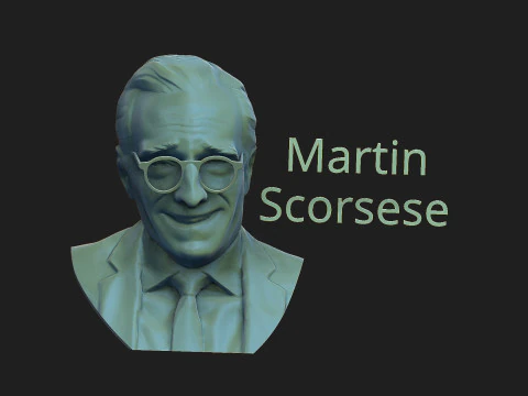 Mart&iacute;n Scorsese Modelo de impresión 3D