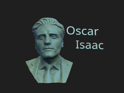 Oscar Isaac 3Dプリントモデル