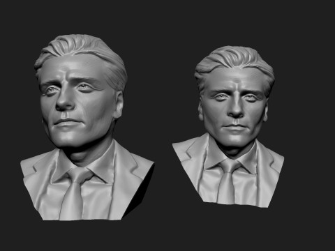 Oscar Isaac 3Dプリントモデル