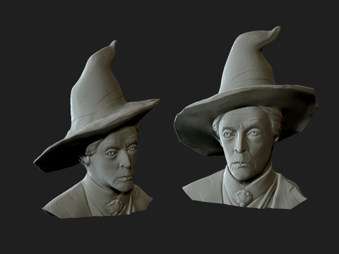 Professor Minerva McGonagall 3D Baskı Modeli