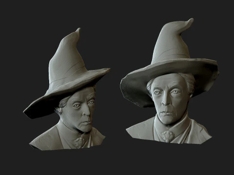 Professor Minerva McGonagall 3D Print Model