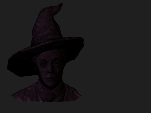 Professor Minerva McGonagall 3D Baskı Modeli