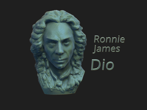Ronnie James Dio 3D Print Model