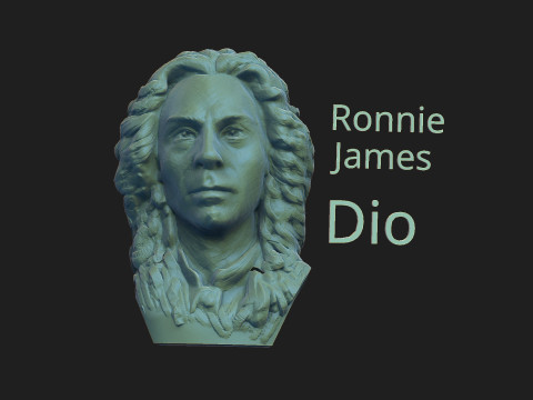 Ronnie James Dio 3D 프린트 모델