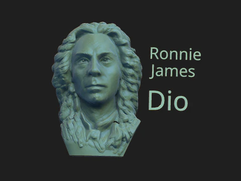 Ronnie James Dio 3D Print Model