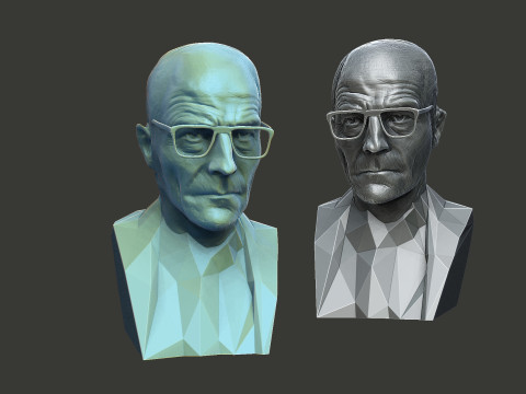 Bryan Cranston breaking bad 3D Print Model