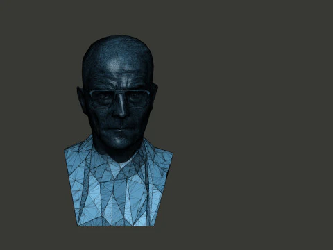 Bryan Cranston quebrando mal Modelo de Impressão 3D