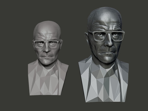 Bryan Cranston breaking bad 3D Print Model