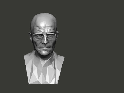 Bryan Cranston breaking bad 3D Print Model