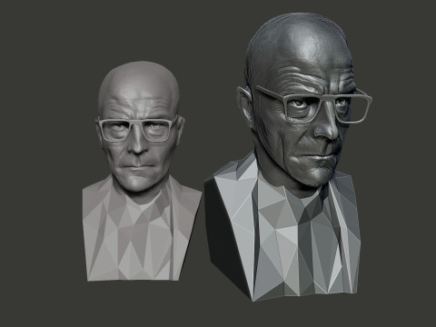 Bryan Cranston breaking bad 3D Print Model
