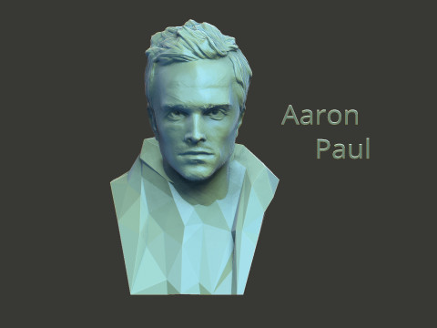 Aaron Paul breaking bad 3D Print Model