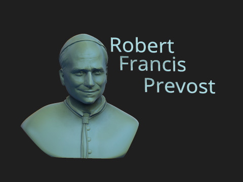 Robert Francis Prevost 3D Print Model