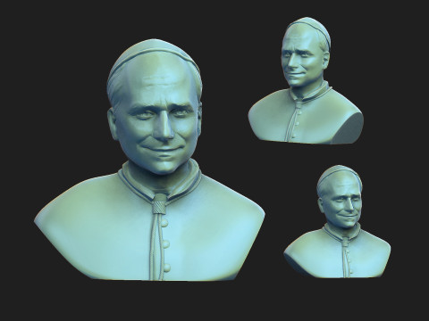 Robert Francis Prevost 3D-printmodel