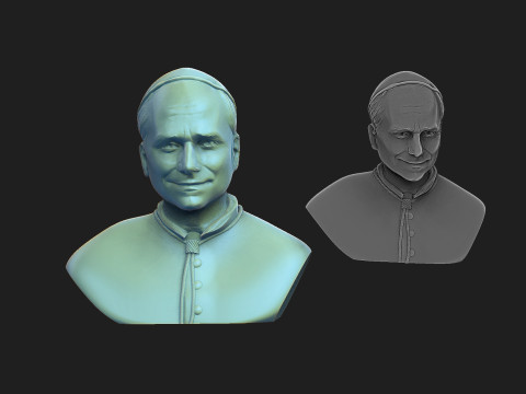 Robert Francis Prevost 3D-printmodel