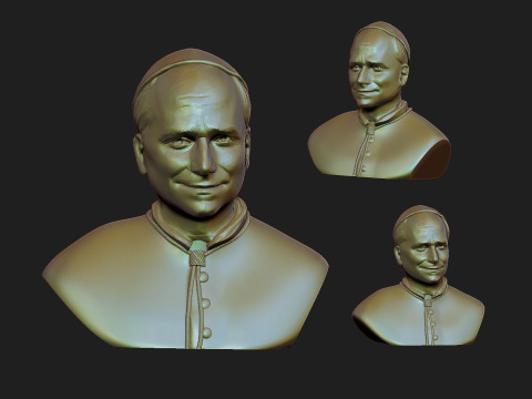 Robert Francis Prevost 3D-printmodel