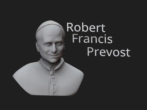 Robert Francis Prevost 3D Print Model