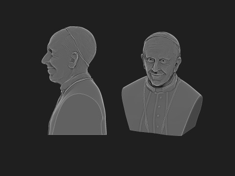 Pope Francis 3D Print Model