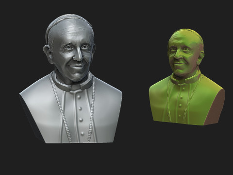 Pope Francis 3D Print Model
