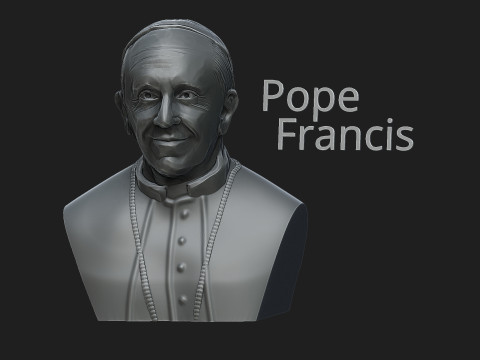 Pope Francis 3D Print Model