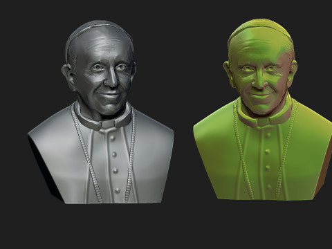 Pope Francis 3D Print Model