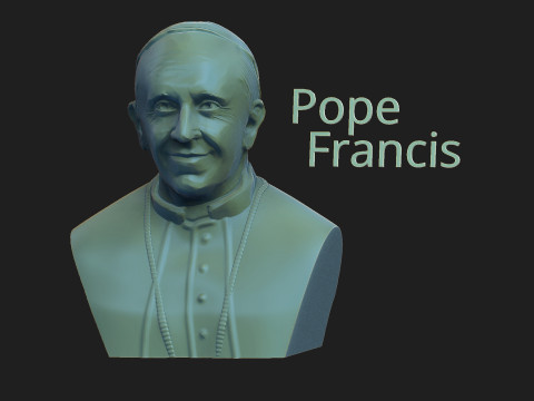 Pope Francis 3D Print Model