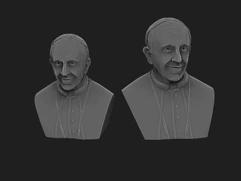 Pope Francis 3D Print Model