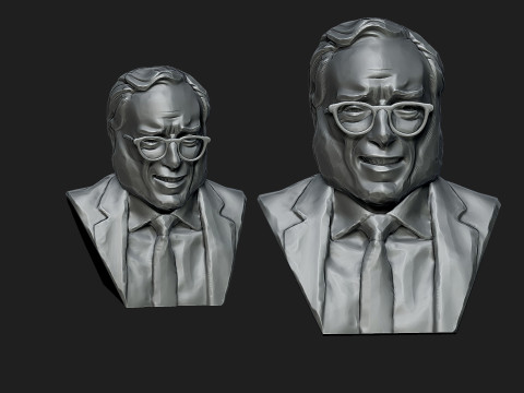 Isaac Asimov 3D Print Model