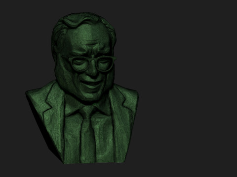 Isaac Asimov 3D Print Model