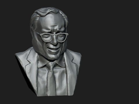 Isaac Asimov 3D Print Model