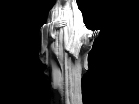 Saint mary sculpture 3D printmodel