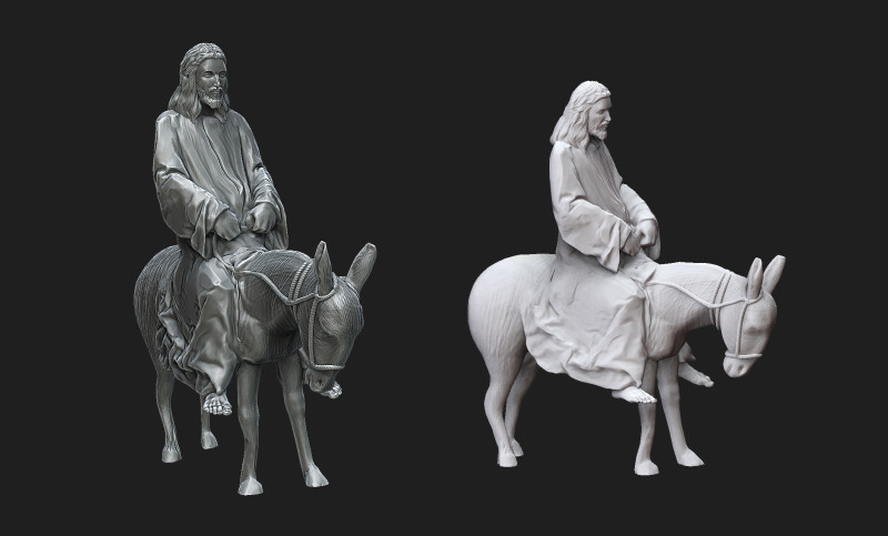 Triumphal Entry 3D Print Model .c4d .max .obj .3ds .fbx .stl .blend