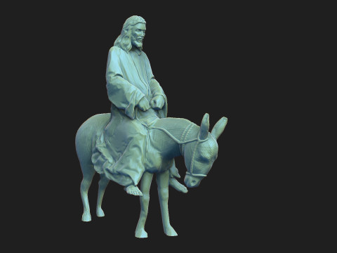 Triumphal Entry 3D Print Model
