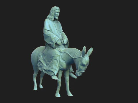 Triumphal Entry 3D Print Model