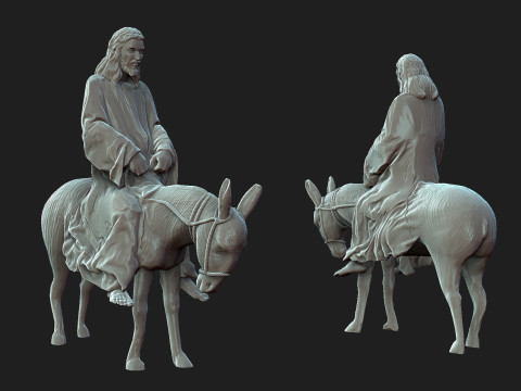 Triumphal Entry 3D Print Model