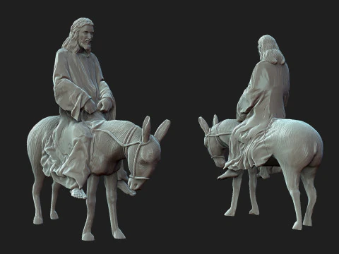 Triumphal Entry 3D Print Model