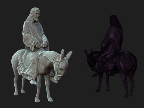 Triumphal Entry 3D Print Model