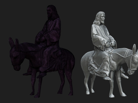 Triumphal Entry 3D Print Model