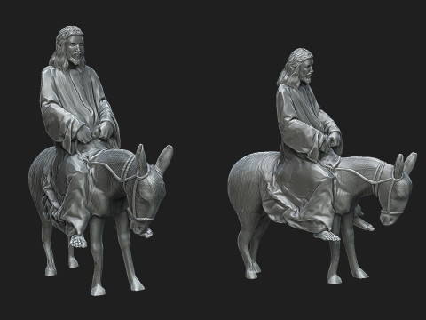 Triumphal Entry 3D Print Model