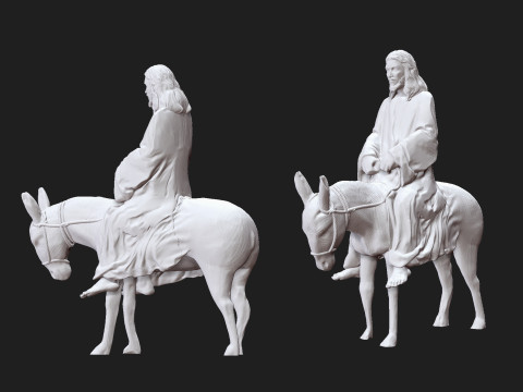 Triumphal Entry 3D Print Model