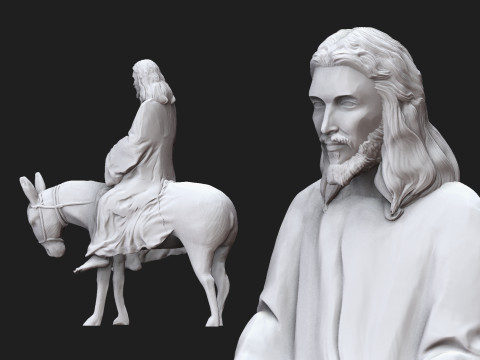 Triumphal Entry 3D Print Model