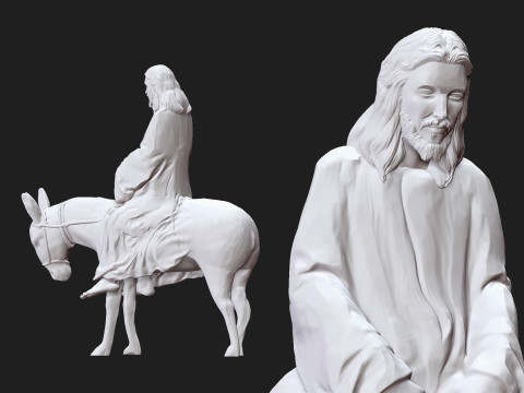 Triumphal Entry 3D Print Model