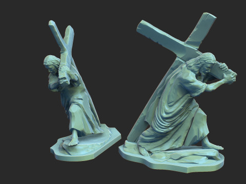 Christ Carrying the Cross Modelo de impresión 3D