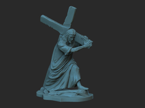 Christ Carrying the Cross Modelo de impresión 3D