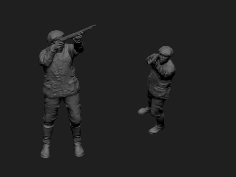 Hunter 3D Print Model