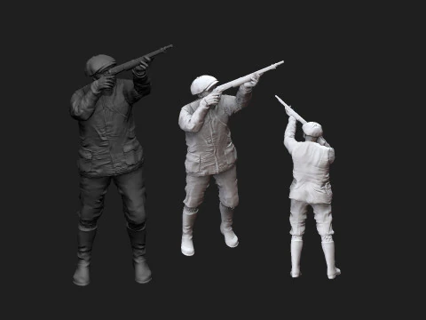 Hunter 3D Print Model