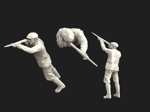 Hunter 3D Print Model