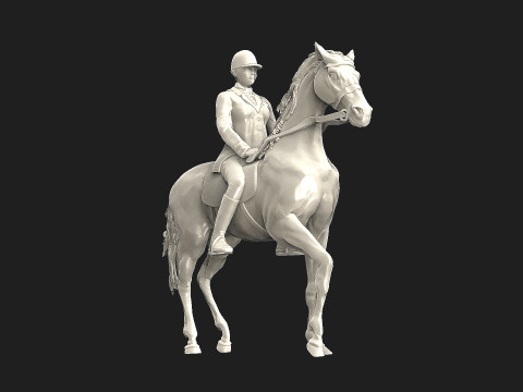 Horsegirl 3D 프린트 모델
