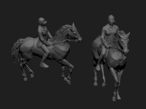 Horsegirl Model Cetak 3D